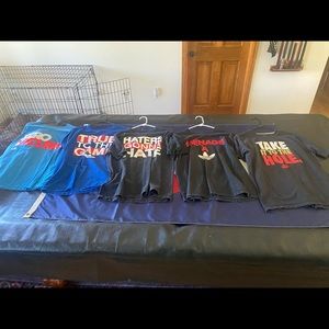Bundle of 5 vintage adidas and Nike shirts size large